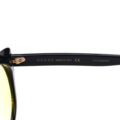 Gucci Glitter Acetate Cat Eye Sunglasses GG0325SA Black Yellow 5 of 7