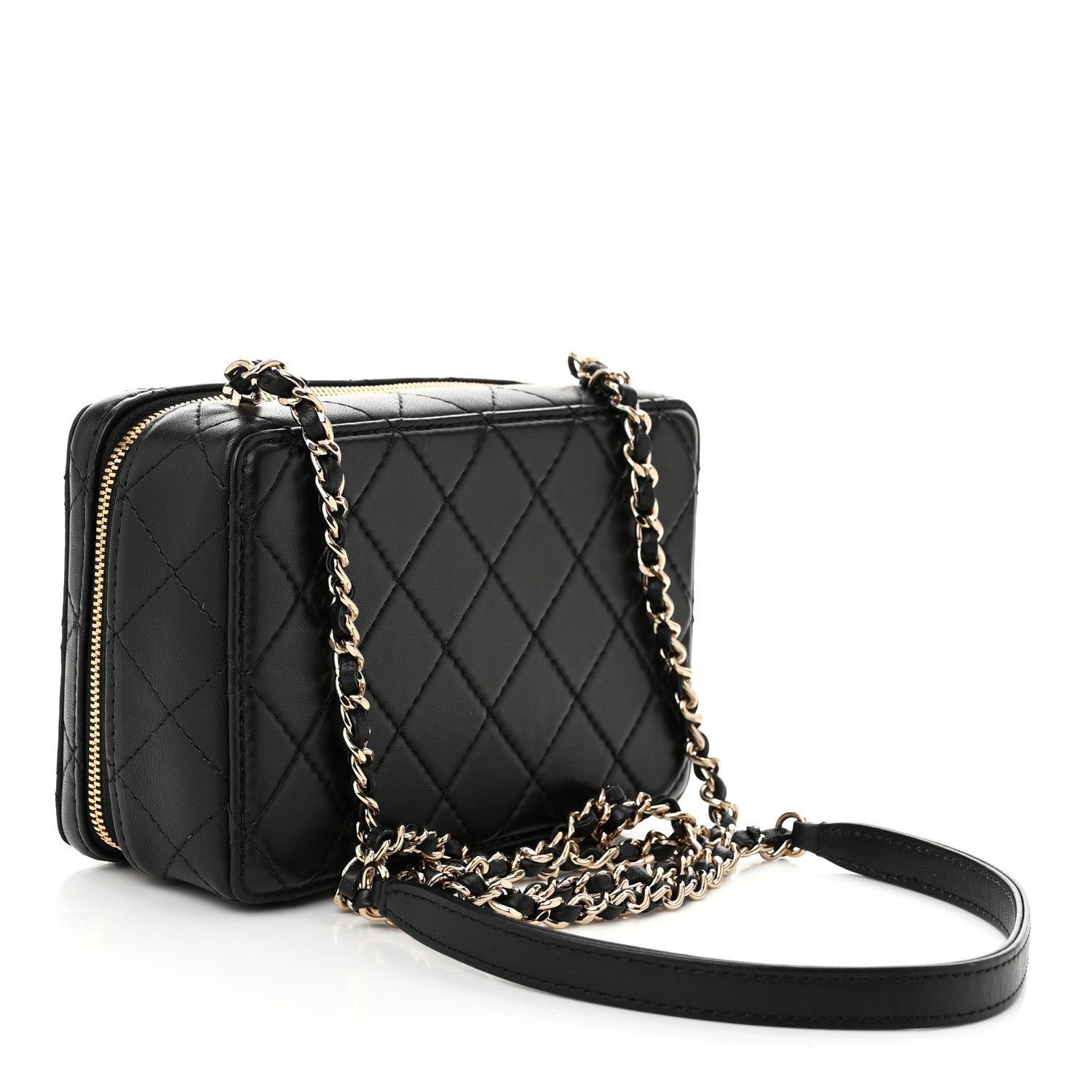 Chanel Lambskin Quilted Coco Click Bag Black 3 of 10