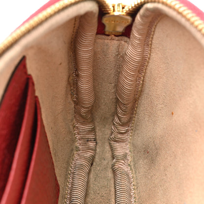 Gucci GG Supreme Monogram Flora Web Ophidia Wristlet Bag Red 12 of 17