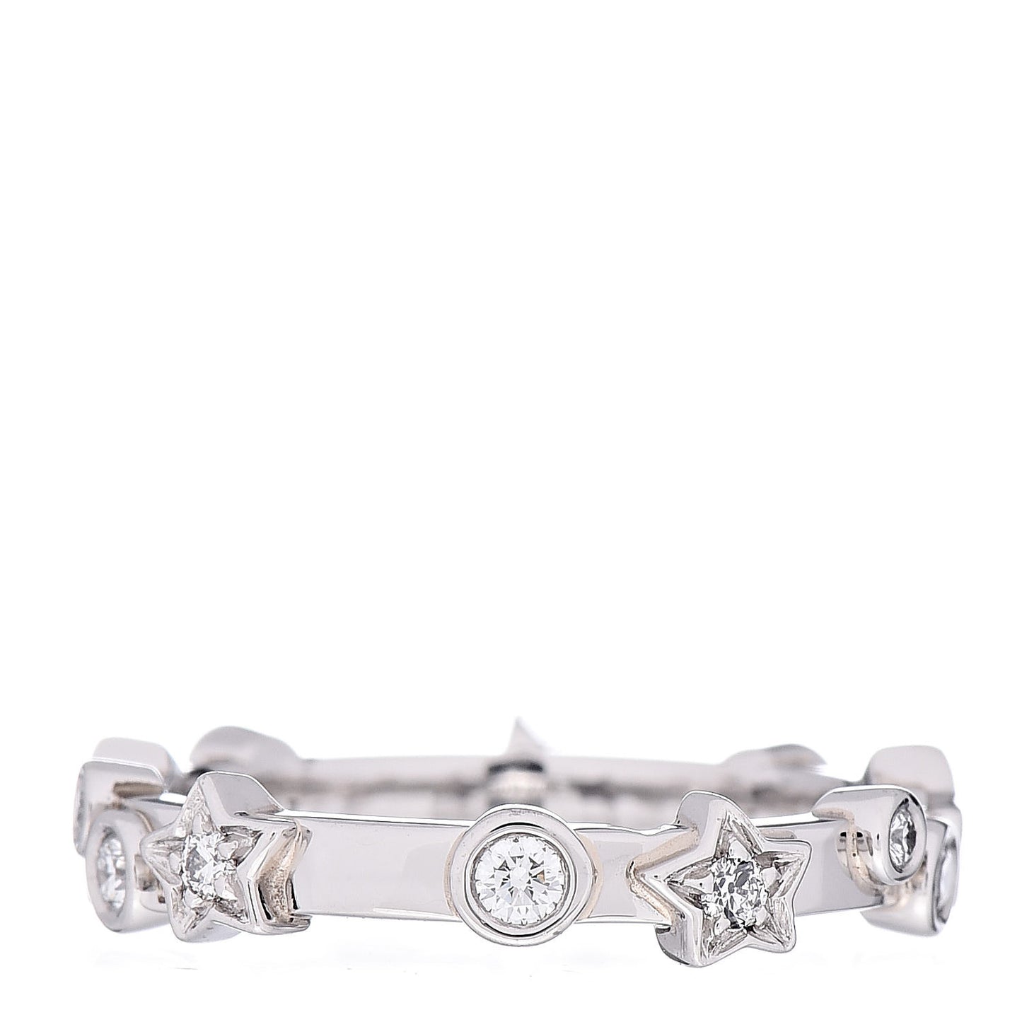 Platinum Diamond Comete Band Ring 47 4