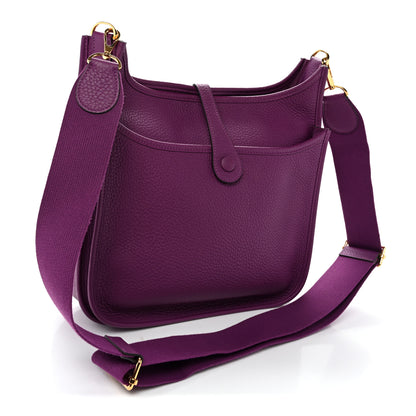 Hermes Taurillon Clemence Evelyne III PM Anemone 3 of 11