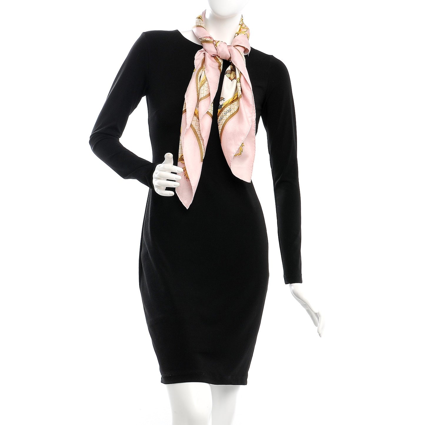 Jacquard Silk La Cle Des Champs Scarf 90
