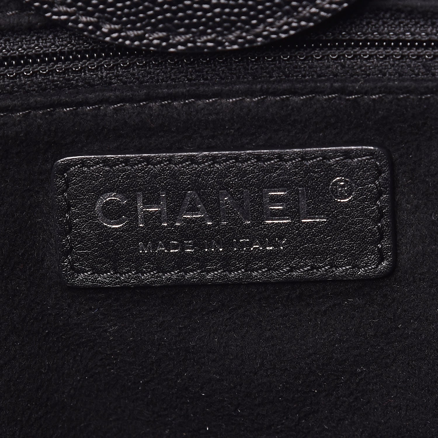 Chanel Caviar Large Studded Deauville Tote Black 8 of 10