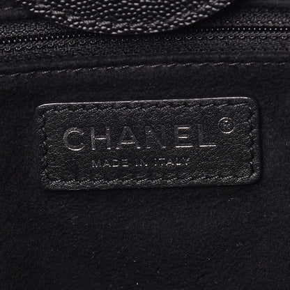 Chanel Caviar Large Studded Deauville Tote Black 8 of 10
