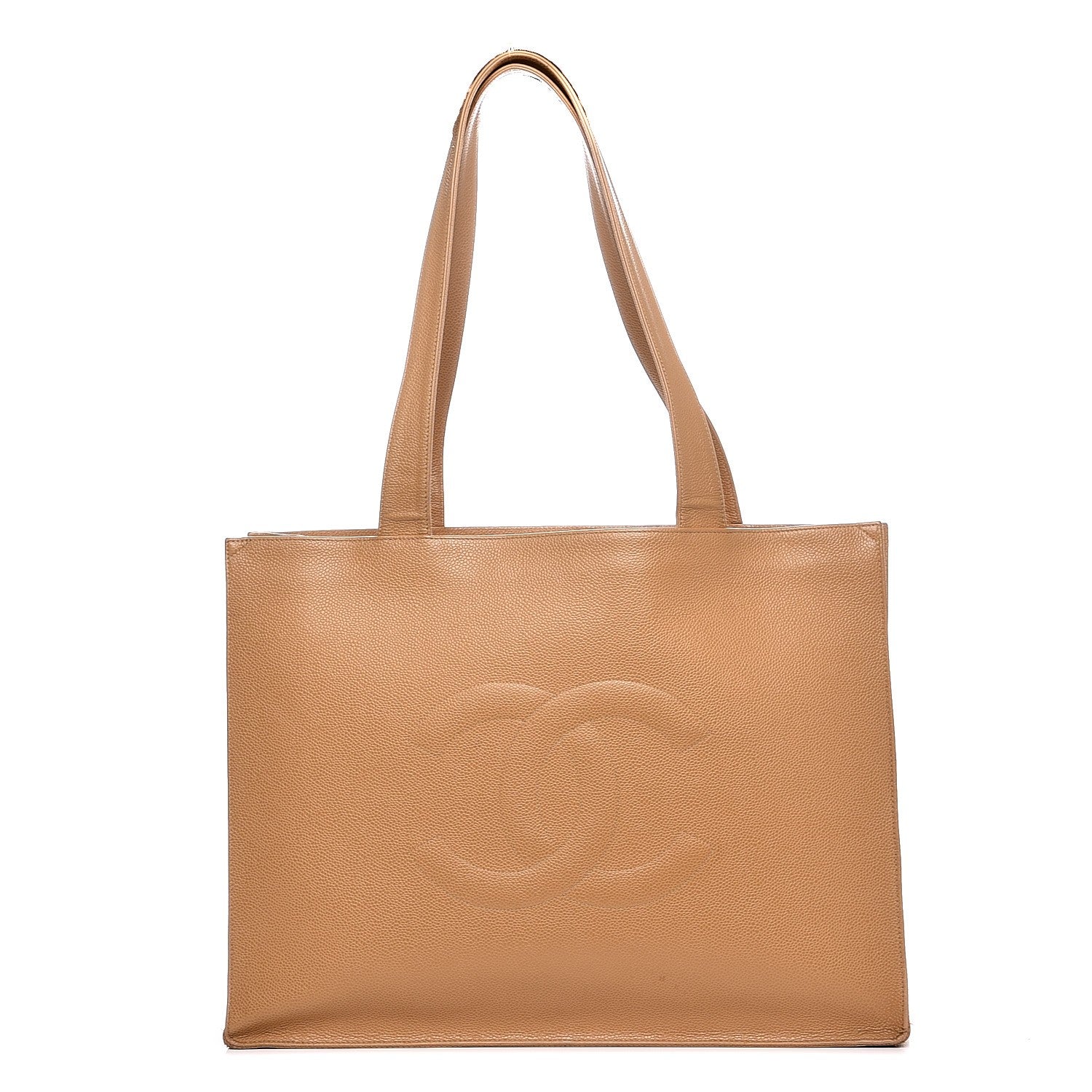 Chanel Caviar CC Tote Beige 1 of 7