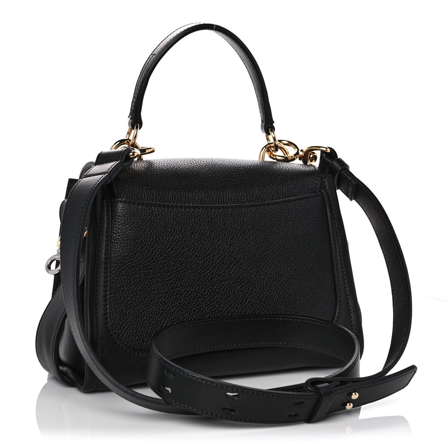 Calfskin Mini Tess Day Bag Black