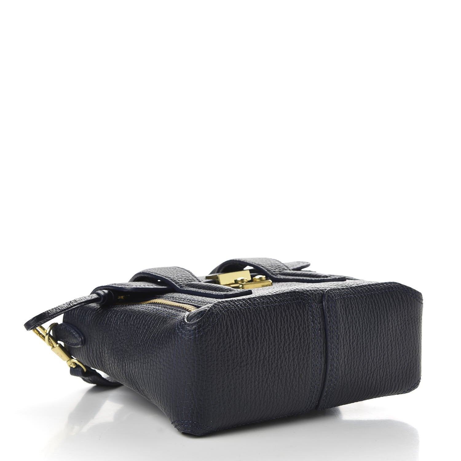 3.1 Phillip Lim 3.1 Textured Calfskin Mini Pashli Satchel Ink 4 of 8