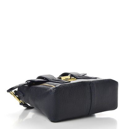 3.1 Phillip Lim 3.1 Textured Calfskin Mini Pashli Satchel Ink 4 of 8