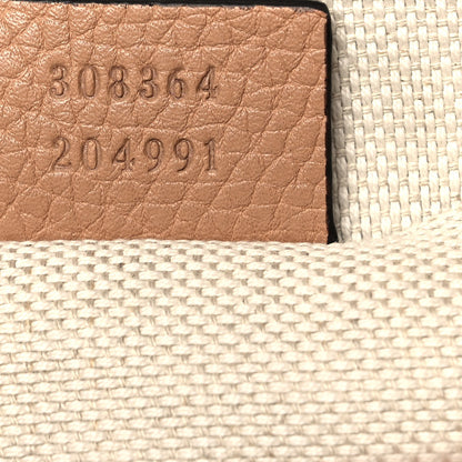 Gucci Pebbled Calfskin Small Soho Disco Bag Camelia 7 of 9