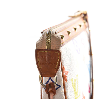 Louis Vuitton Monogram Multicolor Pochette Accessories White 3 of 9