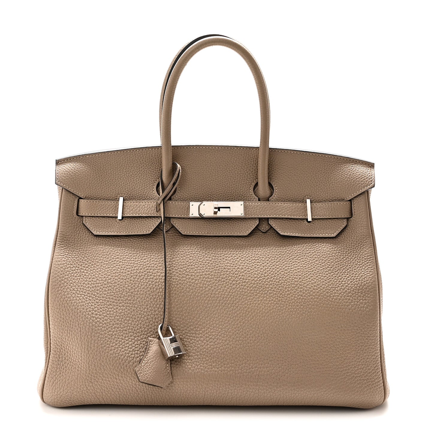 Taurillon Clemence Birkin 35 Gris Tourterelle