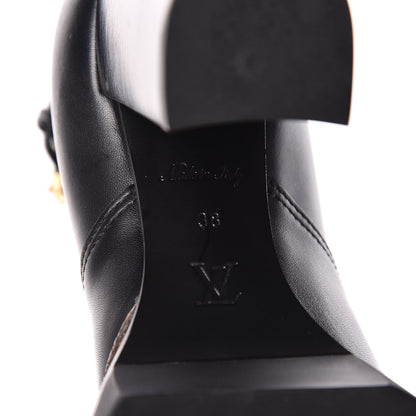Louis Vuitton Calfskin Monogram Star Trail Ankle Boots 38 Black 6 of 8