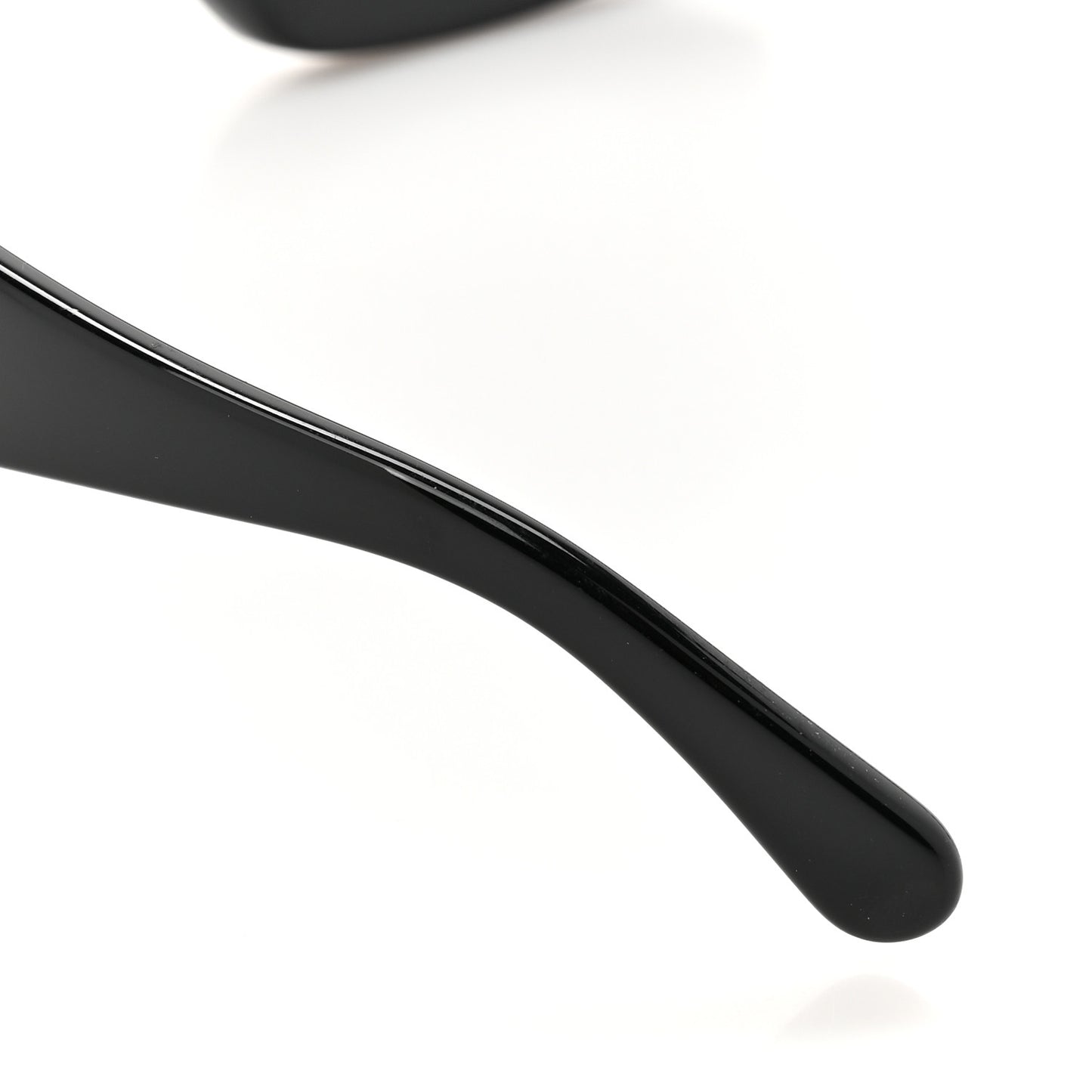 Acetate Rectangle Sunglasses 5435-A Black