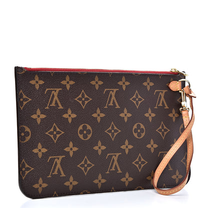Louis Vuitton Monogram Neverfull MM GM Pochette Cherry 2 of 7