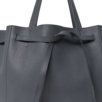 Celine Soft Grained Calfskin Small Belt Cabas Phantom Medium Grey 9 of 11