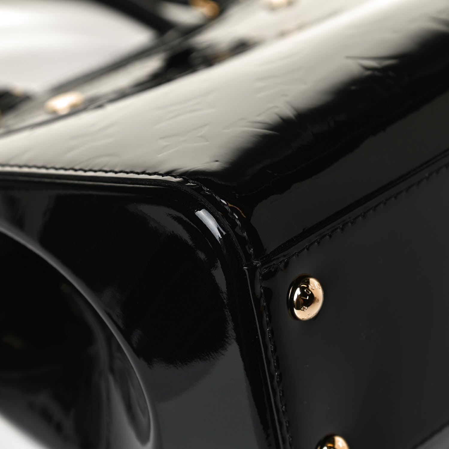 Louis Vuitton Vernis Brea MM Black 10 of 12