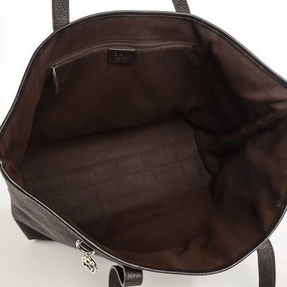 Gucci Monogram Denim Large Tote Brown 5 of 8