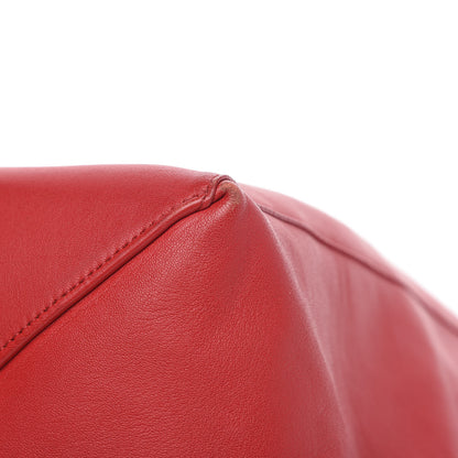 Celine Lambskin Horizontal Cabas Magenta 10 of 12
