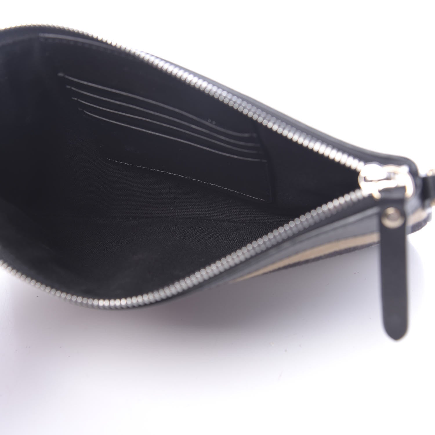 Burberry Mega Check Peyton Crossbody Clutch Bag Black 5 of 11