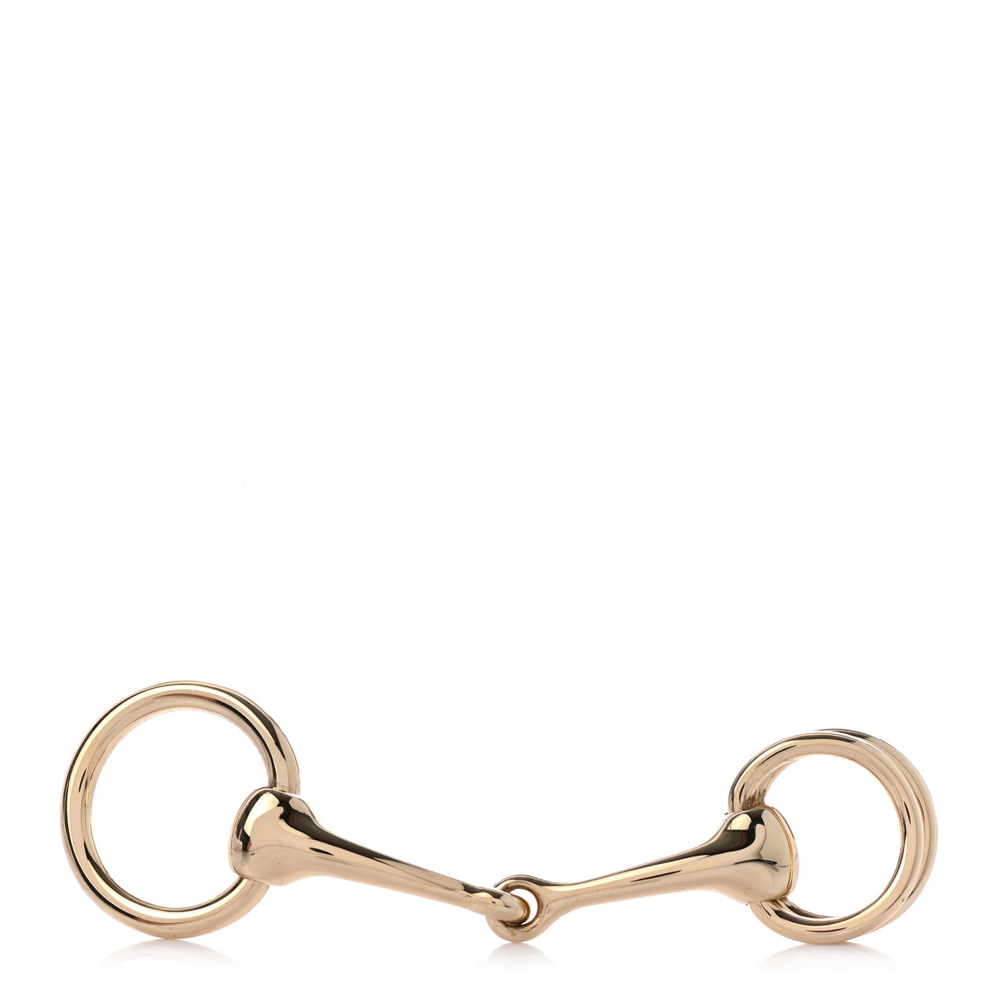 Permabrass Mors Scarf Ring Gold