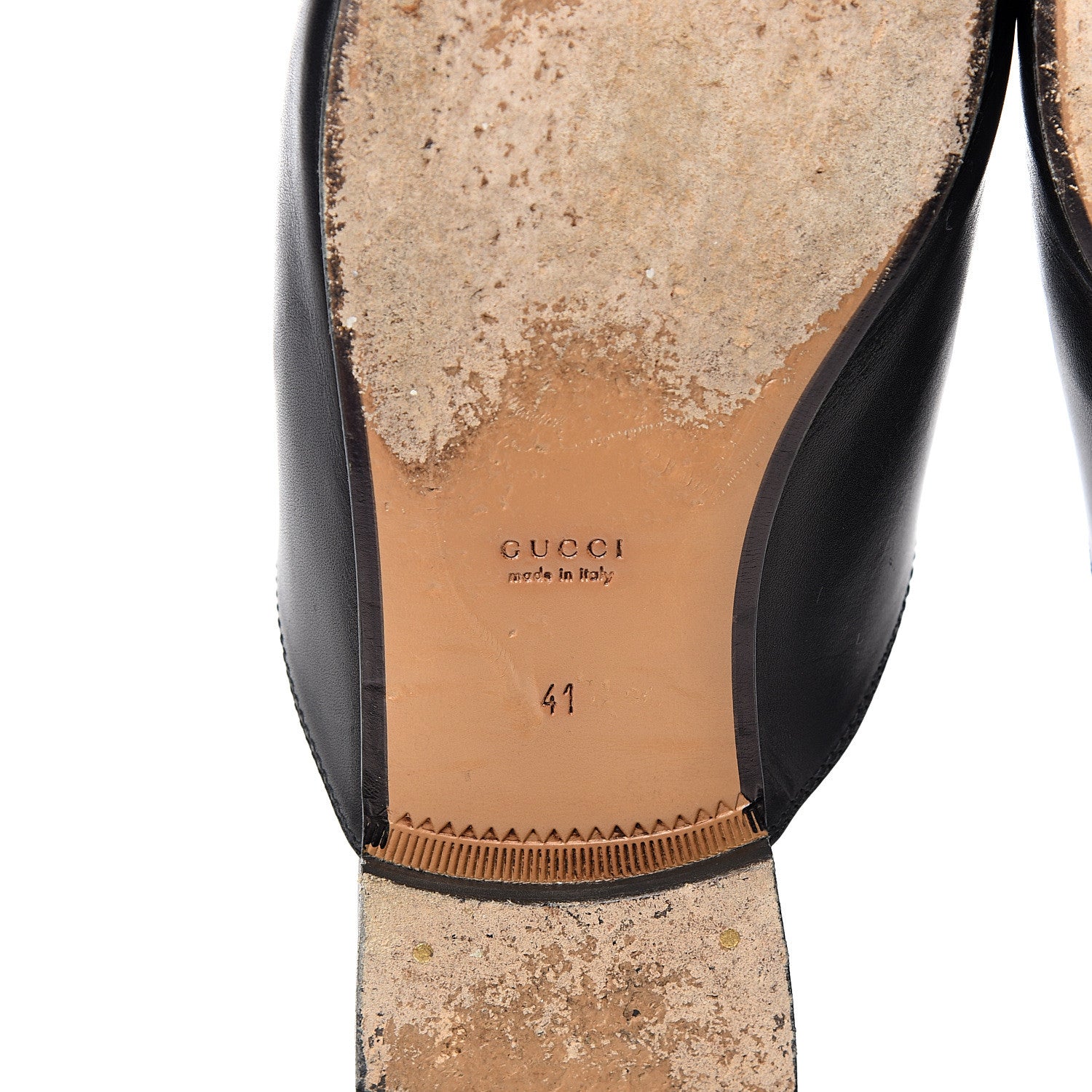 Gucci Calfskin Womens Princetown Slippers 41 Black 8 of 11