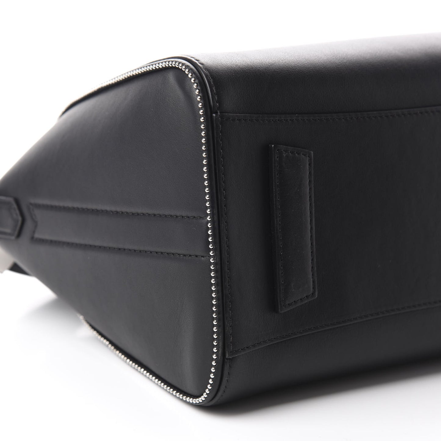 Calfskin Small Studded Antigona Black