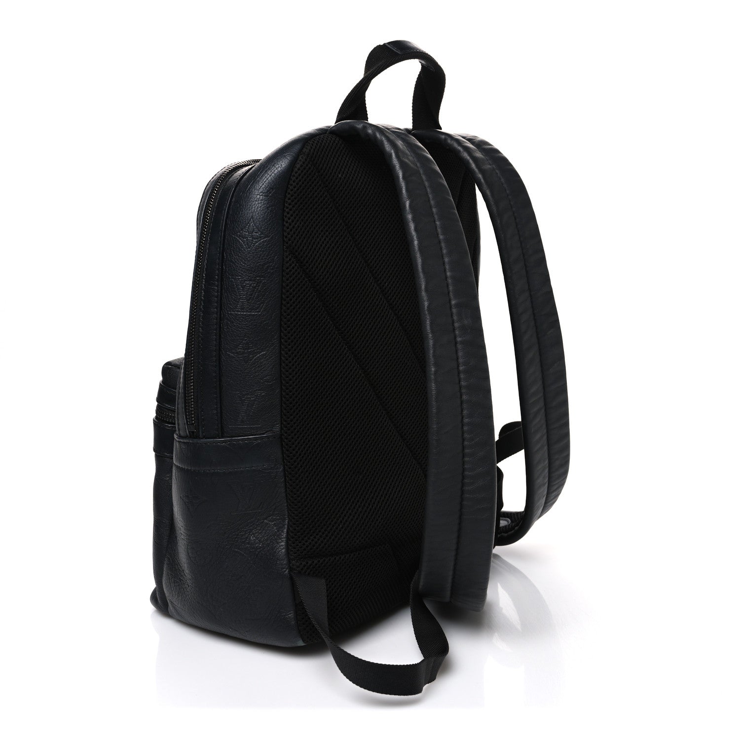 Louis Vuitton Calfskin Monogram Shadow Sprinter Backpack Black 3 of 10