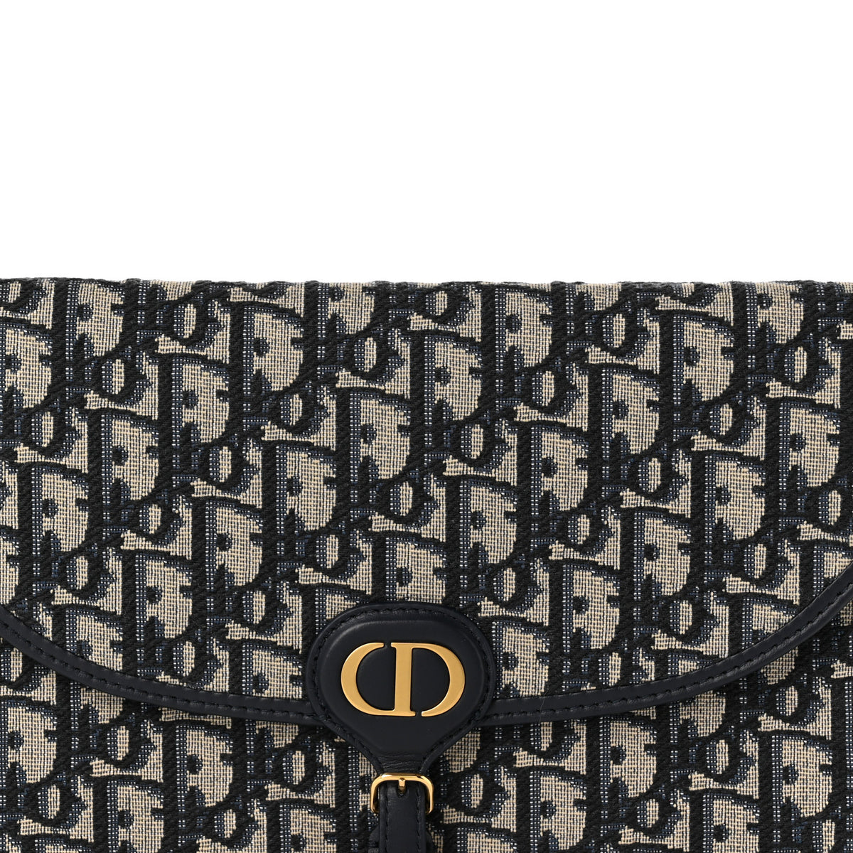 Christian Dior Oblique Bobby Pouch Blue 9 of 12