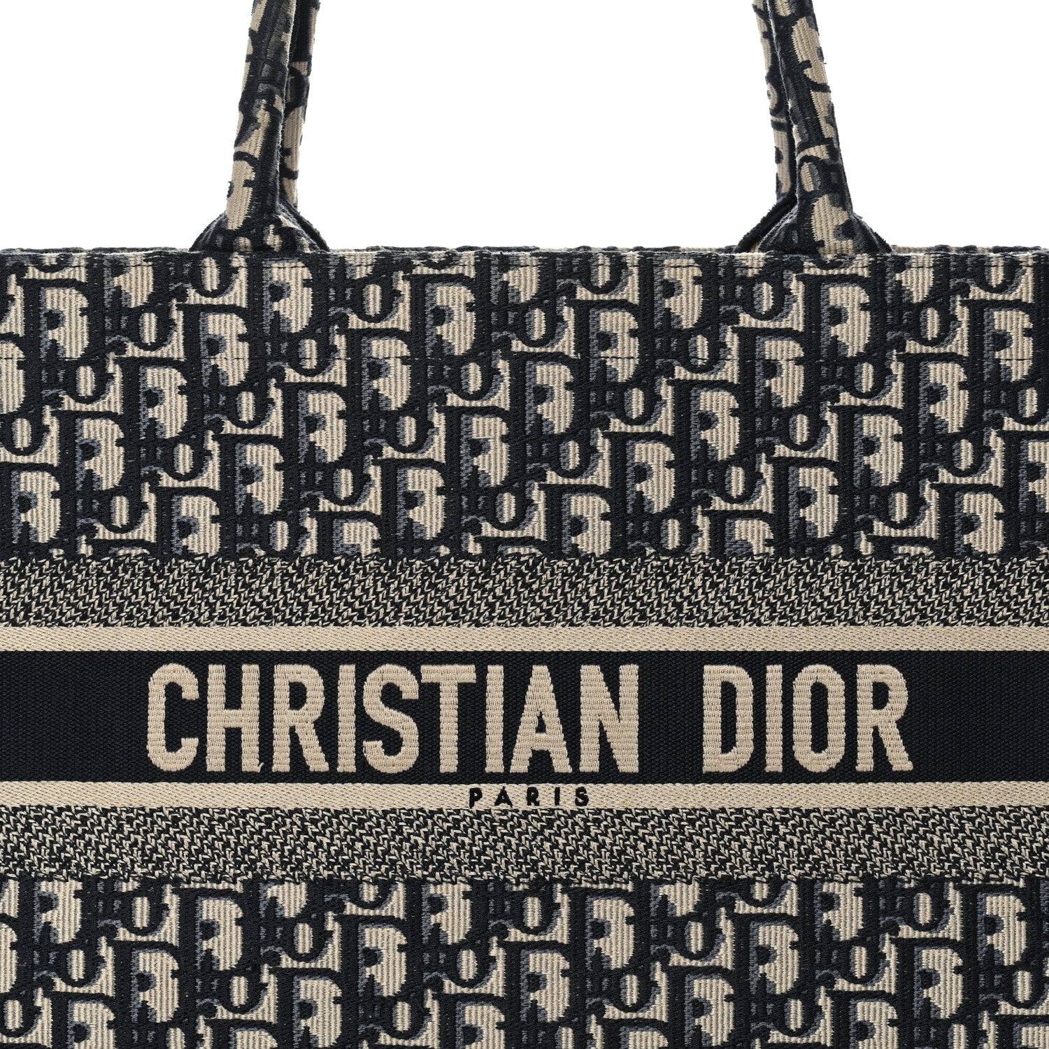 Christian Dior Oblique Medium Book Tote Blue Multicolor 8 of 17