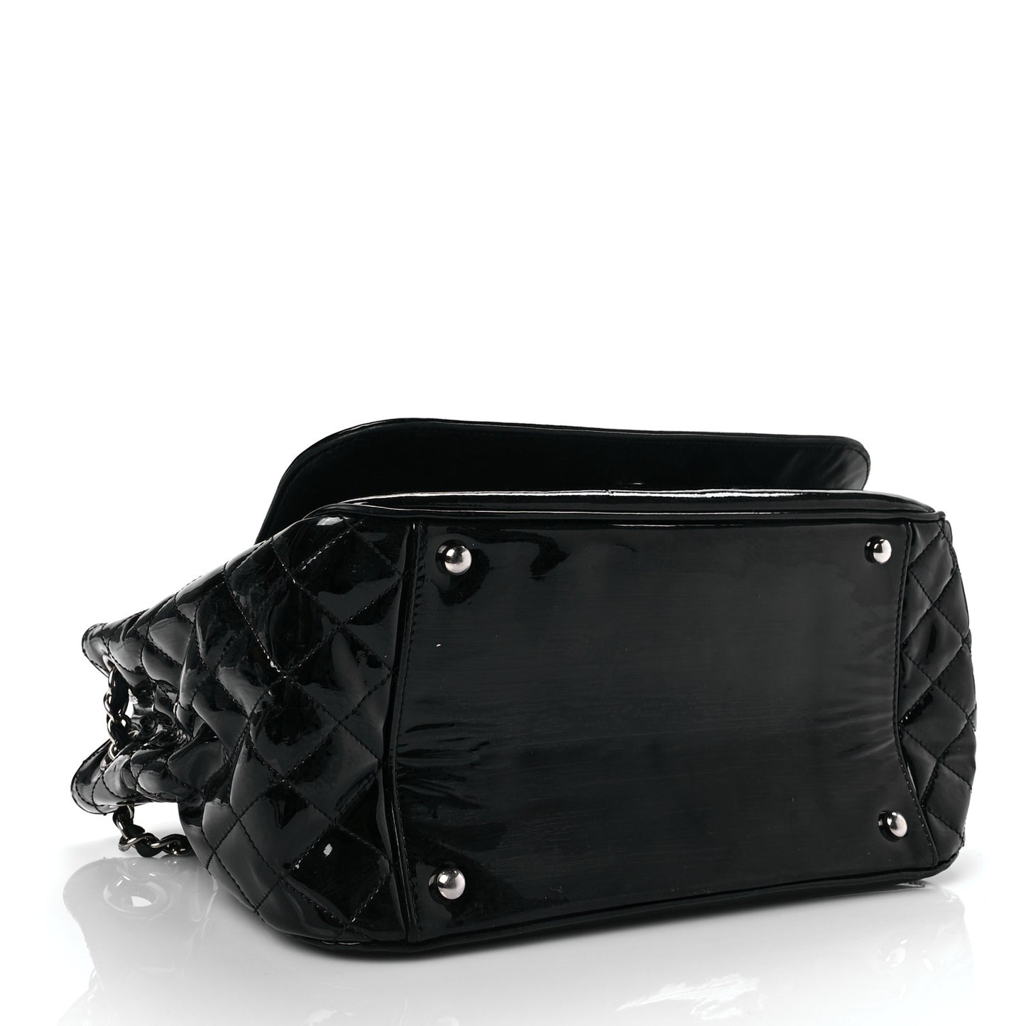 Vinyl CC Lipstick Accordion Flap Black