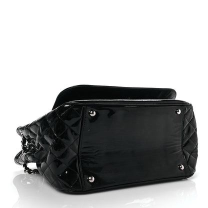 Chanel Vinyl CC Lipstick Accordion Flap Black 3 of 10