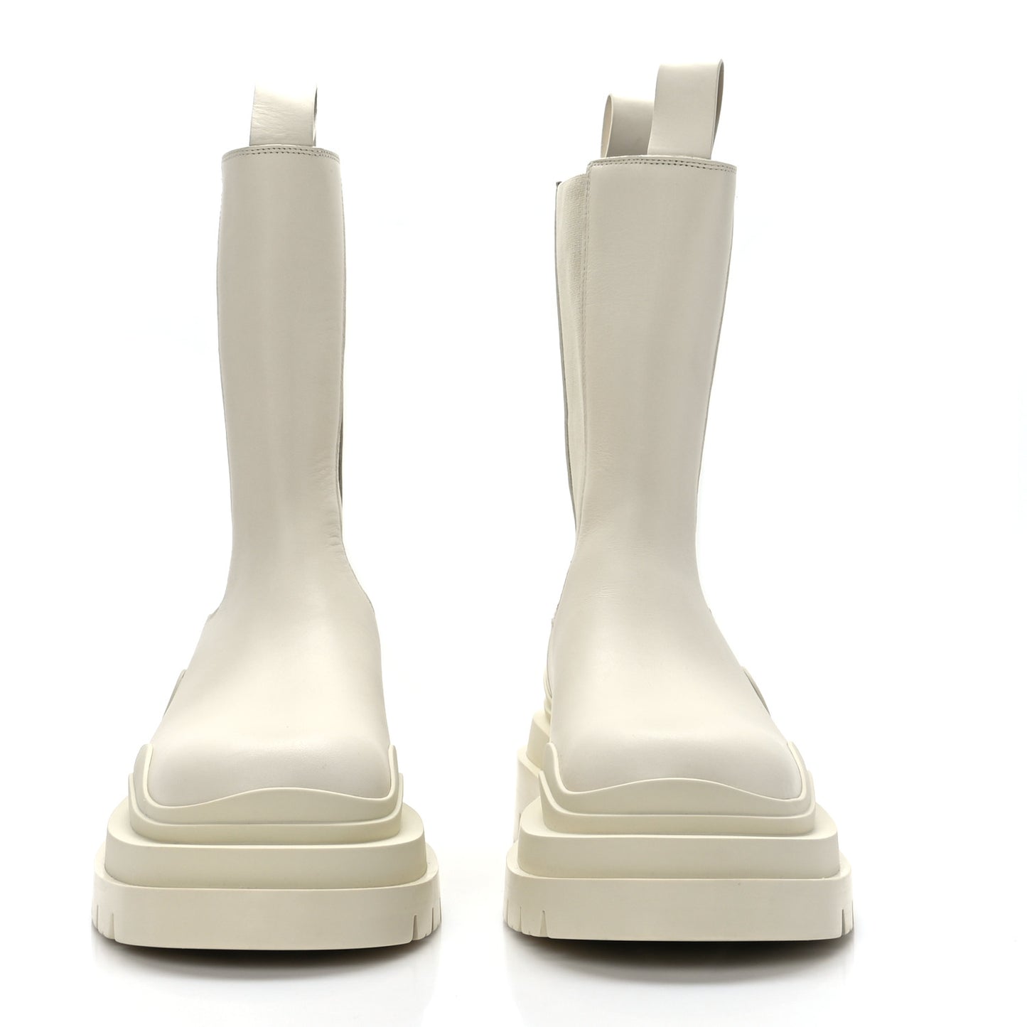 Calfskin The Tire Chelsea Boots 38 Sea Salt