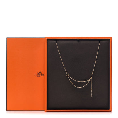 Hermes 18K Rose Gold TPM Chaine d'Ancre Punk Necklace ST 6 of 6