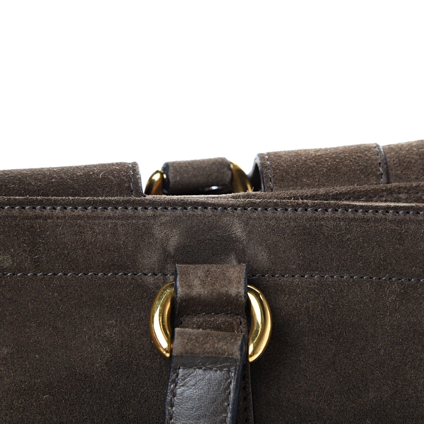 Suede Medium 1973 Top Handle Satchel Olive