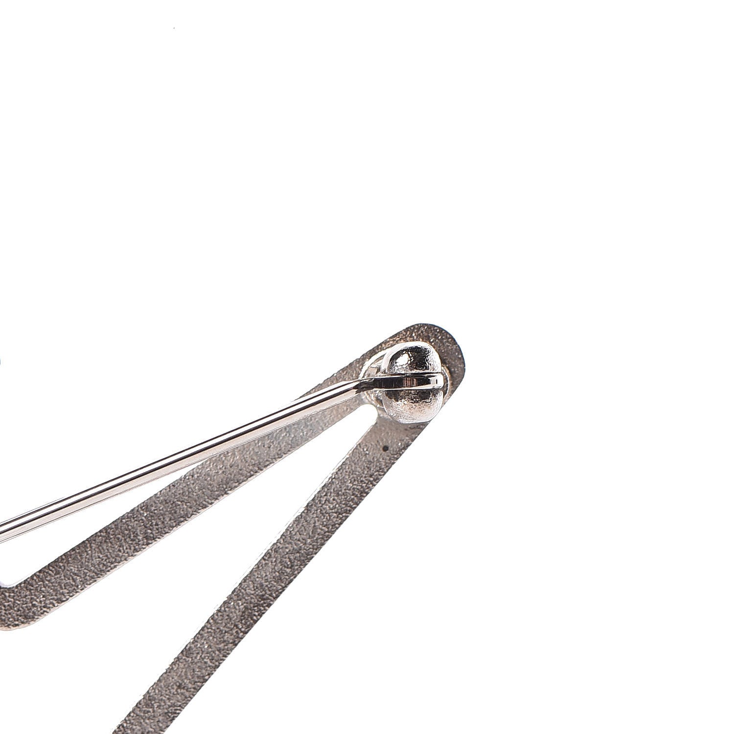 Chanel Crystal Metal CC Airplane Brooch Silver 5 of 6
