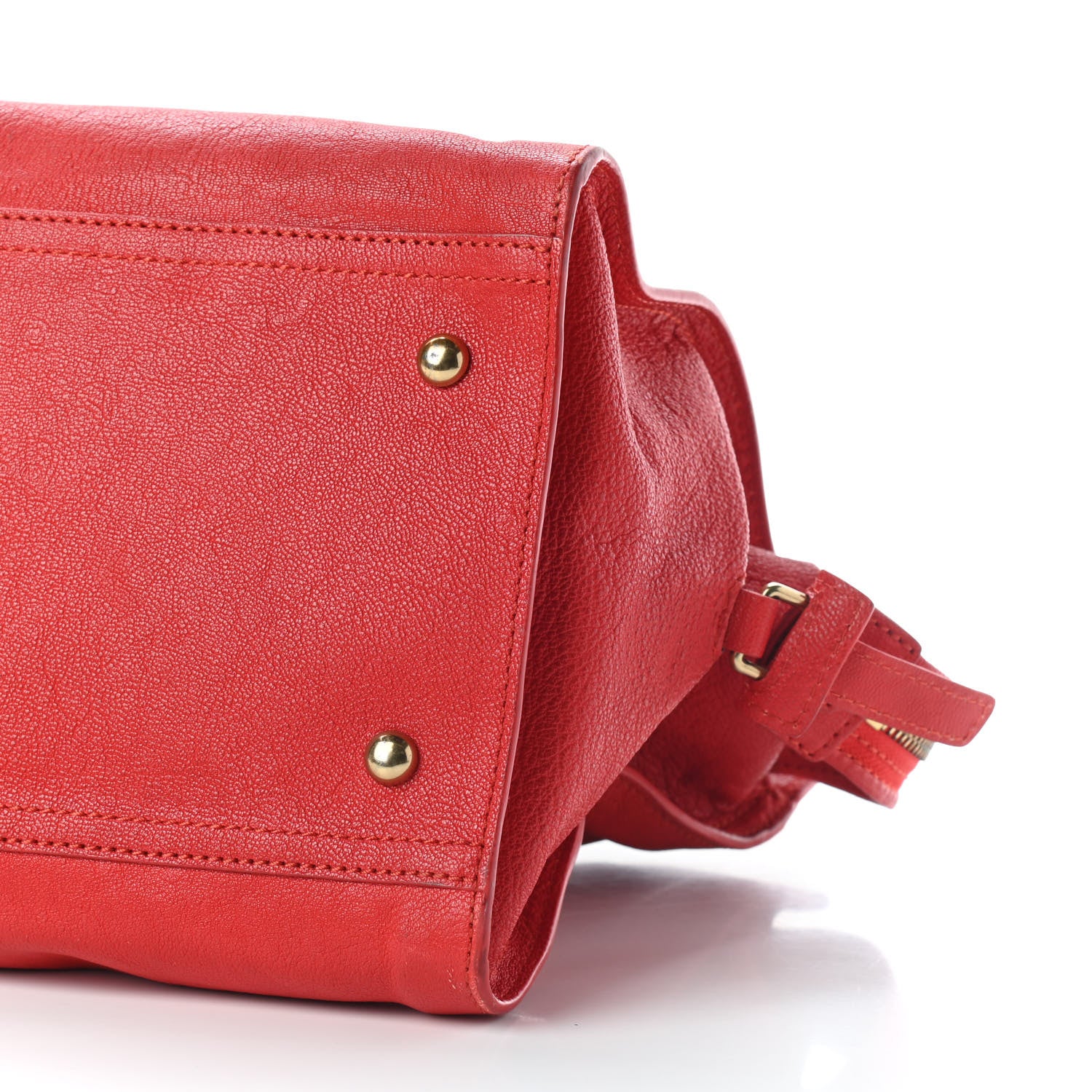 Saint Laurent Sheepskin Medium Cabas ChYc Red 8 of 10