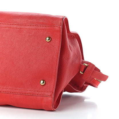 Saint Laurent Sheepskin Medium Cabas ChYc Red 8 of 10
