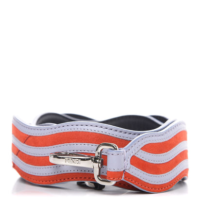 Fendi Suede Calfskin Waves Strap You Red 1 of 4
