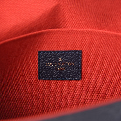 Louis Vuitton Empreinte Pochette Felicie Chain Wallet Marine Rouge 6 of 12