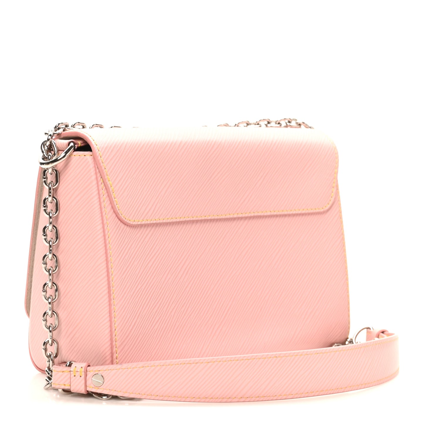Epi Twist Shoulder Bag MM Rose Ballerine