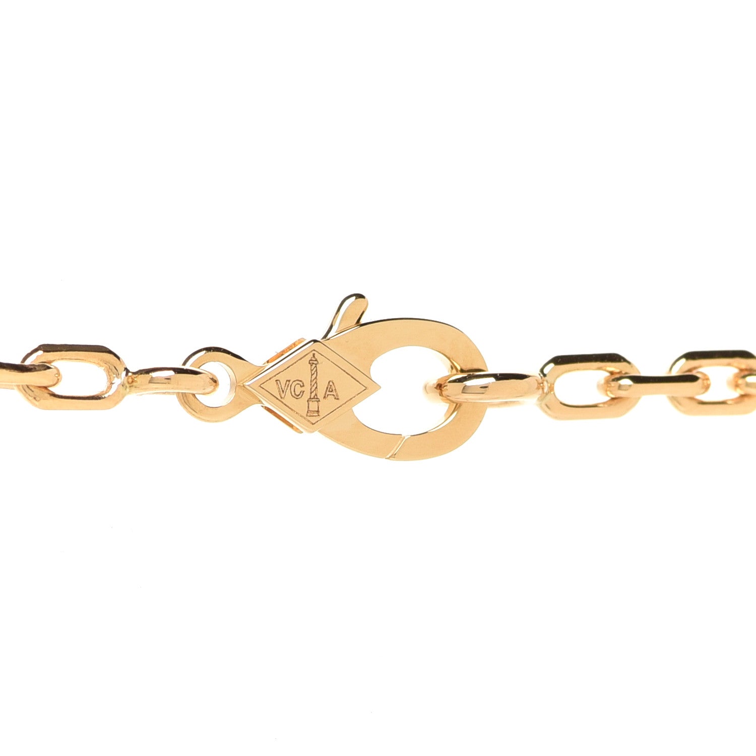 Van Cleef & Arpels 18K Yellow Gold Black Onyx 10 Motifs Vintage Alhambra Necklace 5 of 8