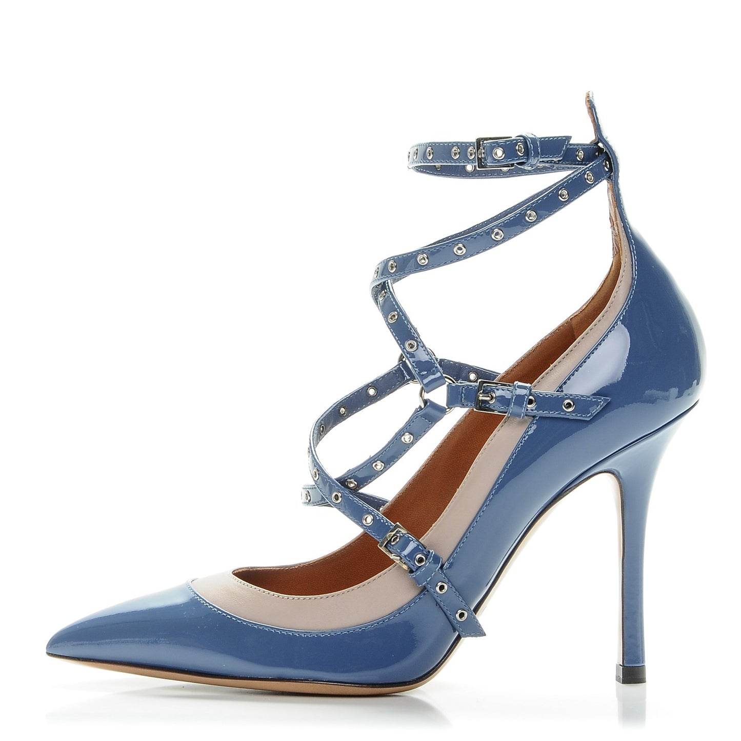 Patent Love Latch 100mm Pumps 35 Indaco Poudre