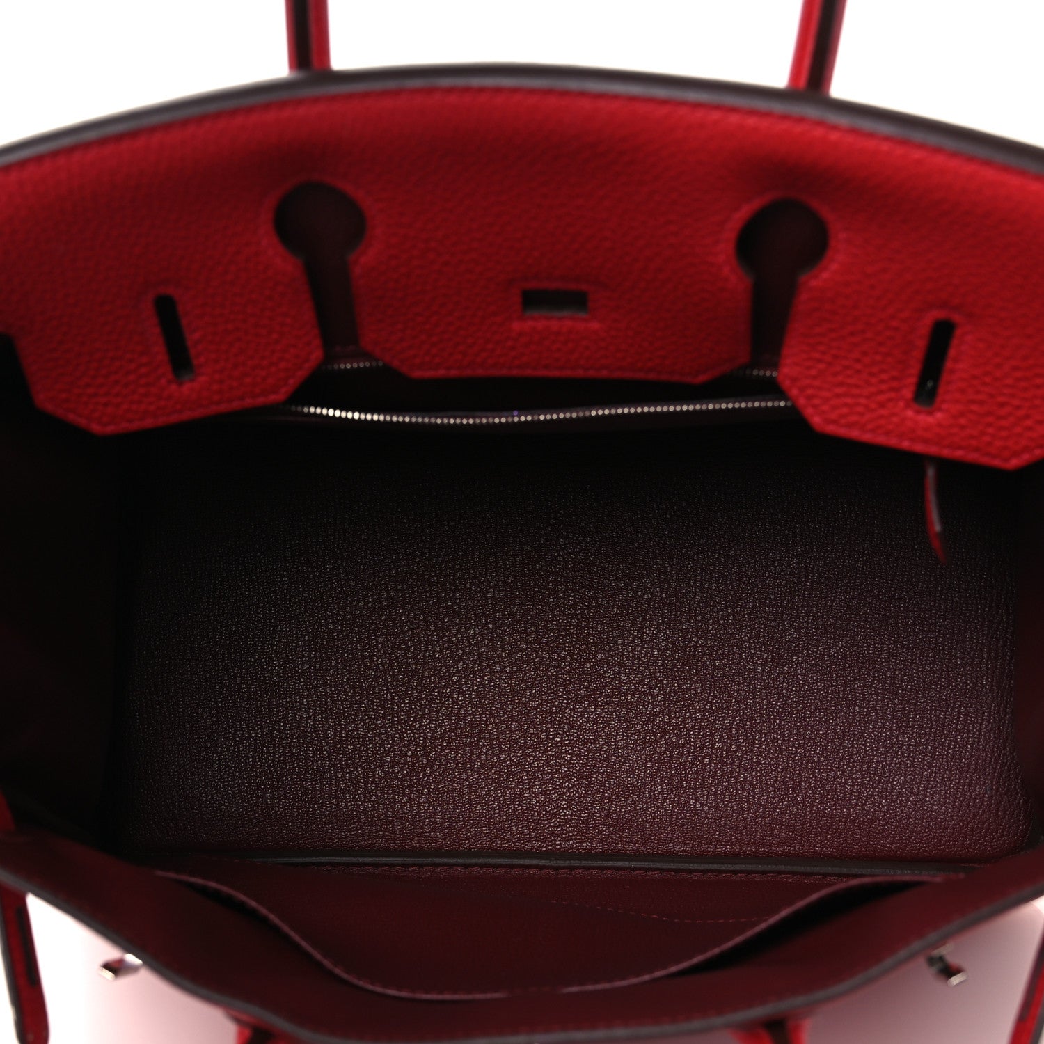 Hermes Togo Verso Birkin 30 Rouge Vif Rouge H 5 of 13