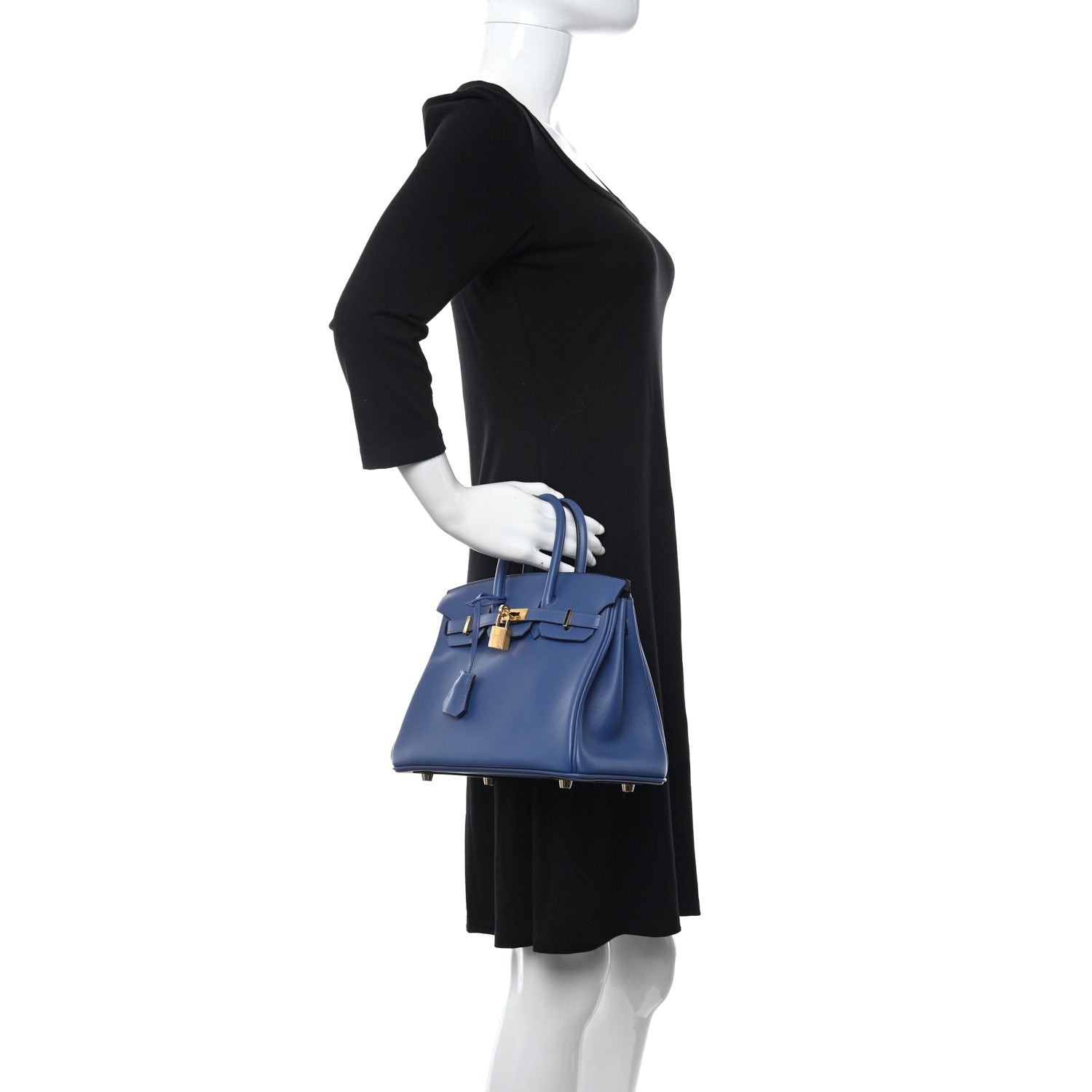 Hermes Swift Birkin 25 Bleu Brighton 2 of 11