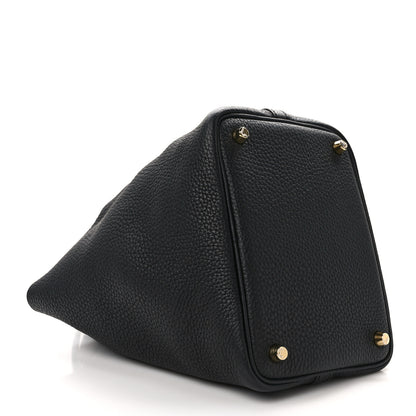 Hermes Taurillon Clemence Picotin Lock 18 PM Black 4 of 9