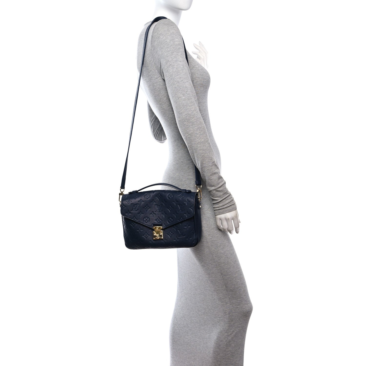 Louis Vuitton Empreinte Pochette Metis Navy 2 of 10