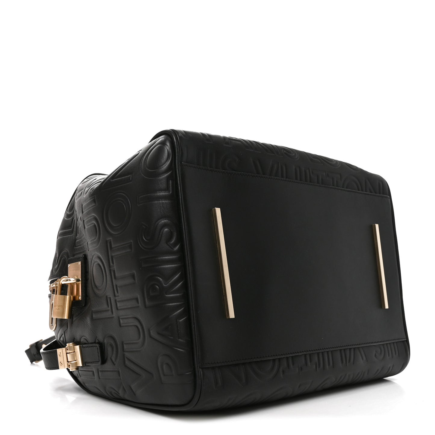 Calfskin Embossed Speedy Cube 30 Black