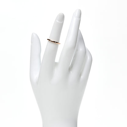 Cartier 18K Pink Gold 3 Diamond Ballerine Wedding Band Ring 49 4.75 4 of 8