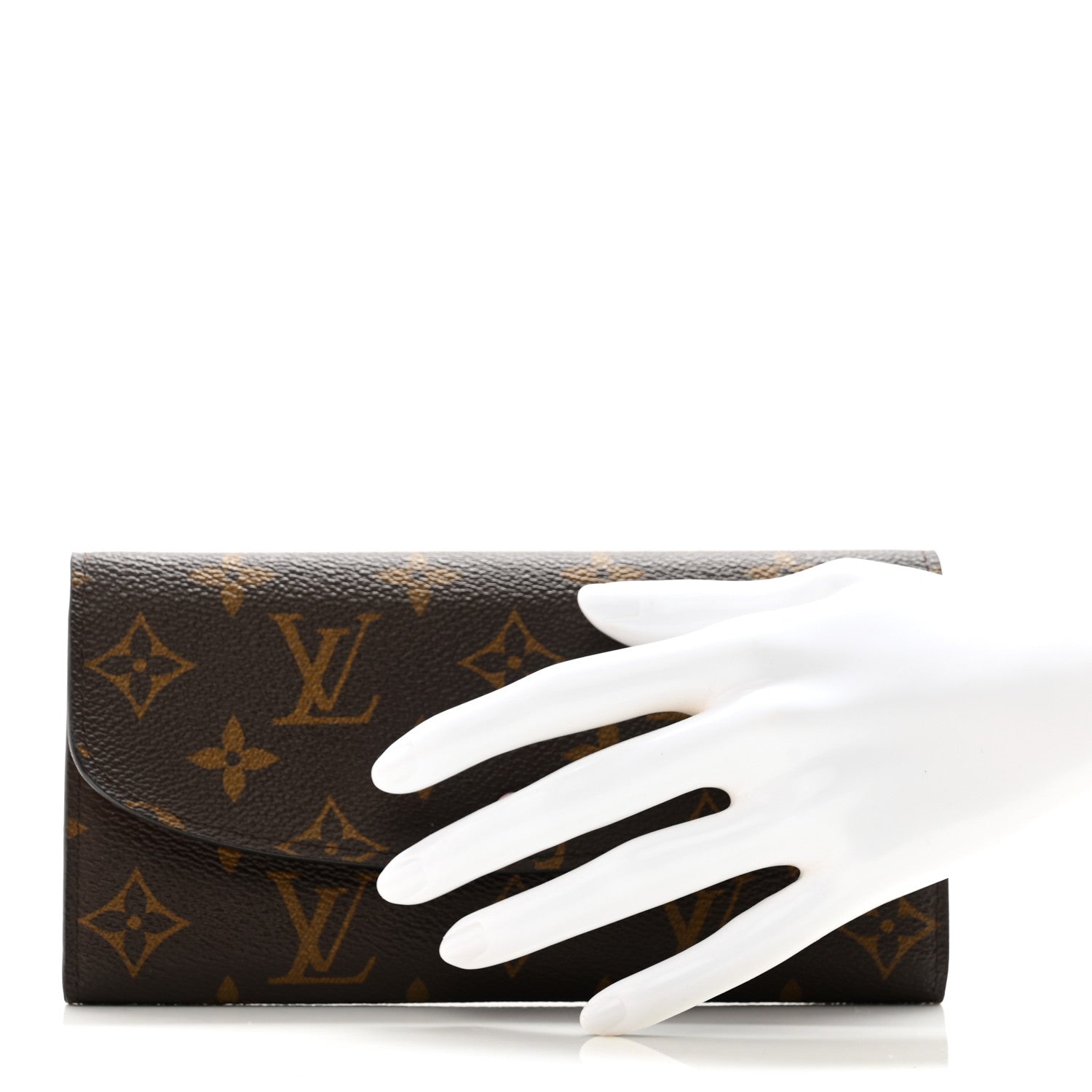 Louis Vuitton Monogram Emilie Wallet Rose Ballerine 2 of 8