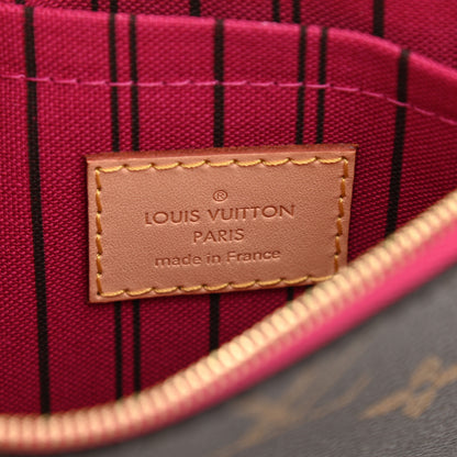 Louis Vuitton Monogram Neverfull PM Pochette Fuchsia 6 of 8